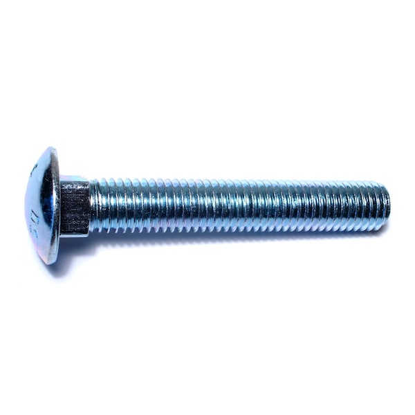 Midwest Fastener 5/8"-11 x 4" Zinc Plated Grade 2 / A307 Steel Coarse Thread Carriage Bolts 25PK 01167 - main